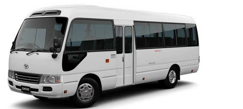 coaster bus rental in mauritius